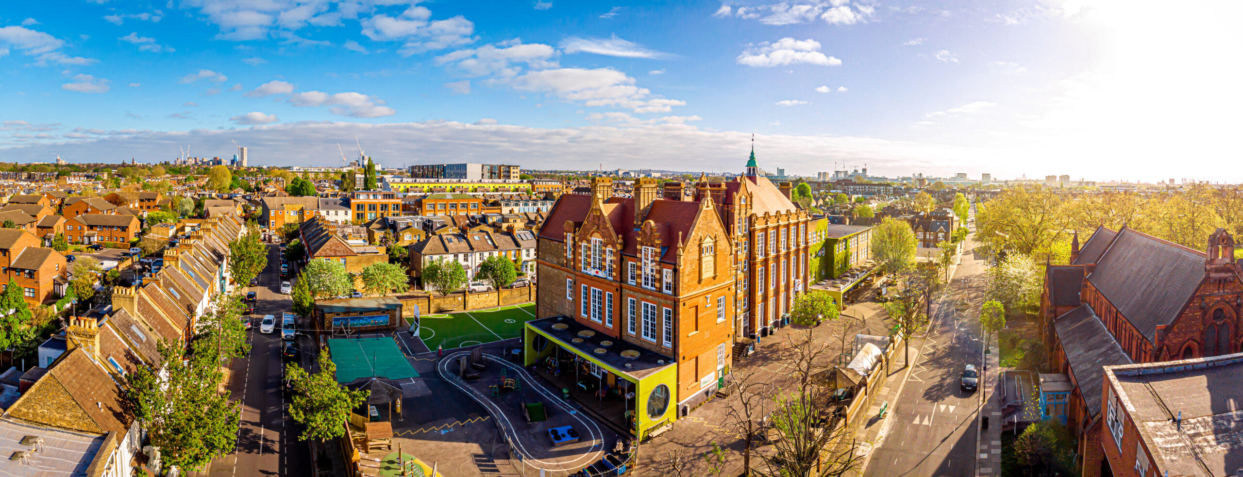 aerial-shot-school