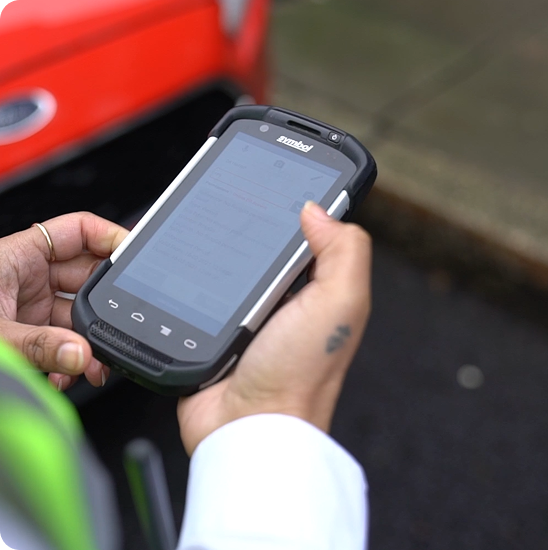 Analyst reviewing traffic data across monitored junctions